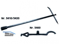 Absperrschlüssel 3420 50 - 500 für Schieber u ...