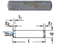 Zylinderstift gehrtet und geschliffen DIN 6325 2 x 40