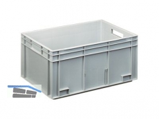 Transportstapelkasten Newbox NB55V1 600x400x280mm grau Durchfassgriffe