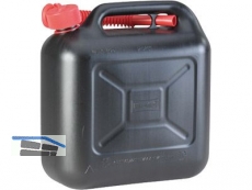 Benzinkanister 10L Kunststoff schwarz UN genehmigt