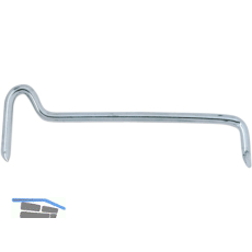 Reibertrger rund  2,1 mm L=55 mm Stahl verzinkt silberfrbig