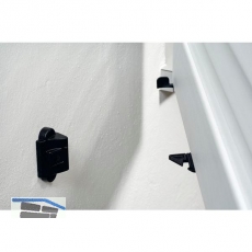 Komfort-Ladenhalter selbstarretierend Rustico, links, schwarz (14348)