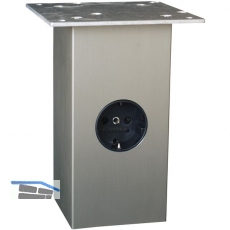 Barkonsole Jumbo \&quote;Power Station\&quote;, Hhe 170 mm, Aluminium Edelstahl Effekt