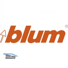 BLUM Schrankaufhnger, wei, rechts, Tragkraft 130 KG, Kunststoff/Stahl