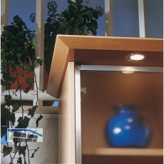Glasrahmenprofil schmal, Lnge 2500 per Stange, Aluminium natur eloxiert