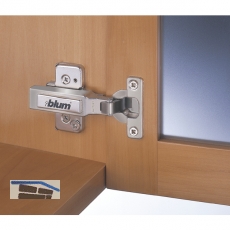 BLUM CLIP top Minischarnier 94, mit Feder, 18mm gekrpft, Schrauben