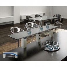 Barkonsole Jumbo, Hhe 170 mm, Aluminium Edelstahl Effekt