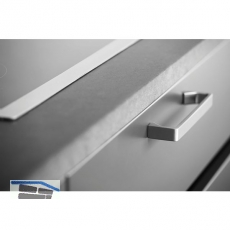 Mbelgriff CARGO Lochabstand 160, Breite 168 mm, Zinkdruckguss Edelstahl Effekt