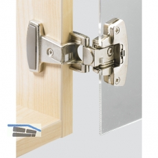 HETTICH Selekta Pro 2000 Glastr-Zierkappe, Topfart T22, Prz.-Zinkdruckg.vern.