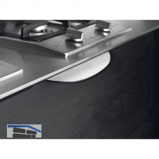 Griffleiste Edge Bow LA 160 mm, Lnge 200 mm, Aluminium Edelstahl Effekt
