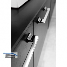 Mbelgriff KEY B190, LA160, Zinkdruckguss Edelstahl Effekt