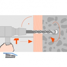 Nageldbel 6x 50 Senkkopf mit Schraube verzinkt