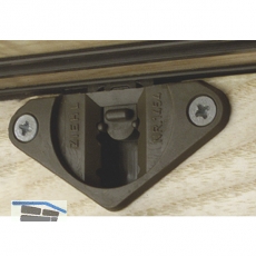 Ziehl - 25 Innenfront FhrungsriegeL - Bohr  30, Kunststoff braun