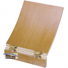 Sepa-Thin Einlass-Scharnier Hhe 39 mm, Messing vern. matt
