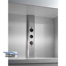 Power-Turm 2 230 V,2 Schukosteckdosen, Anschlusskabel 2000 mm mit Schukostecker