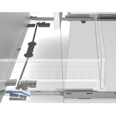 BLUM Frontstabilisierung fr Tandembox, KS R7037 staubgrau
