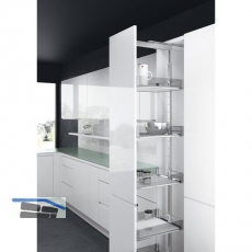 VAUTH-SAGEL HSA Korbeiteilung, Korbbreite 250 mm, Stahl silberfarbig RAL 9006