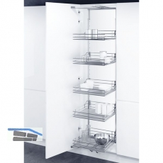 VAUTH-SAGEL VSA Korb Saphir Vorratsschrank, silber, KB 450, H1200-1450 mm