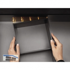 BLUM AMBIA-LINE Adapterprofil Hhe C, B242 mm, Stahl Oriongrau