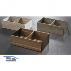 BLUM AMBIA-LINE Schubkastenrahmen schmal, NL650mm, B100mm, Bardolino Eiche