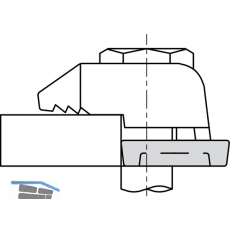 BEAM CLAMP Distanzstck BH1Z16 M16 H=3.0mm Stahl verzinkt