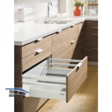 BLUM Tandembox Relinghalter fr verstellbare Reling, seidenwei