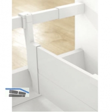 BLUM ORGA-LINE TANDEMBOX ANTARO Lngsteiler/Flaschenhalter zu Querreling, wei