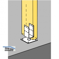 SIMPSON Sttzenfuss PTB48G feuerverzinkt