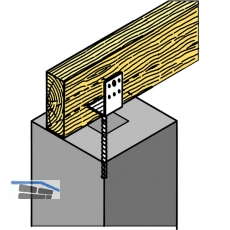 SIMPSON Sttzenfuss PBL 60-B feuerverzinkt