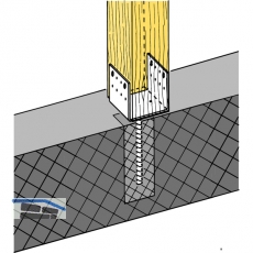 SIMPSON Sttzenfuss PPD 100/70G feuerverzinkt mit Zulassung