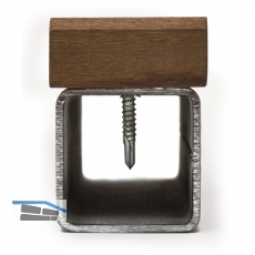 CABRI Terrassenschraube 5.5x 45 Edelstahl A4 ruspert silber Bimetall-Bohrspitze
