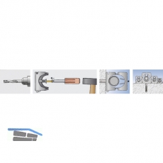 FISCHER SCH SChelle fr  16-23 halogenfrei Nylon grau RAL7035