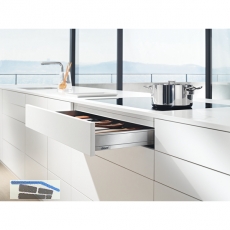 BLUM LEGRABOX pure SET H N, TIP-ON, 70kg, NL 500, Oriongrau