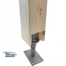 PITZL Pfostentrger Typ 10529.1090 ZiNiP beschichtet Stecksystem Z