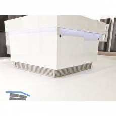 Design Alu-Zwischenlamelle 5000 mm, Edelstahl Effekt