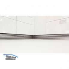 Design Alu-Eckprofil 5000 mm. Edelstahl Effekt