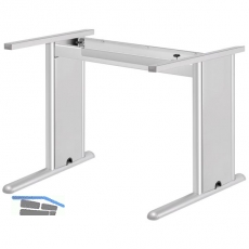 C 3000 Tischgestell rechtes Seitenteil C- Fu; H: 712mm; T:750mm; RAL 7016