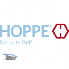 HOPPE Drcker DENVER auf Drckerrosette BB, Edelstahl