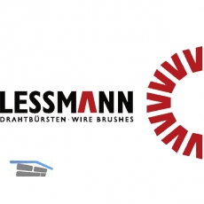LESSMANN Heizkesselbrste 40 X 80 mm Aufnahme W 1/2\&quote; Stahldraht