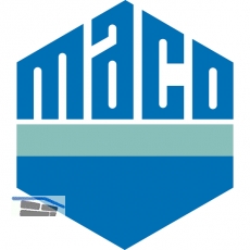 MACO Abdeckung Ecklagerbnder PVC, silber (360233)