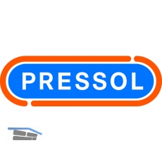 PRESSOL Kunststofftrichter mit Messingsieb  200 mm