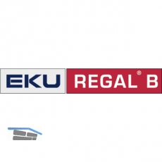 EKU REGAL - B Sicherheitsclip, DrucKguss grau, zu Vertikalprofil, DrucKguss grau