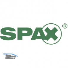 SPAX-FEX H Beschlagschraube 4.0x 40 TX15 Stahl silber fr Holzbefestigungen
