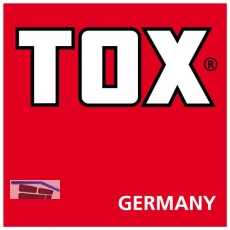 TOX-VLF-S1 Allzweckrahmendbel 8x 80 mit Metallspitze und Spanplattenschraube
