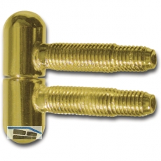 Einbohrband, 13 mm, mit Rundkopf, Stahl vernickelt matt