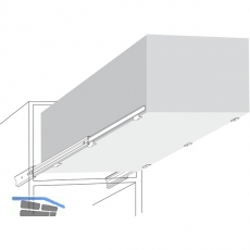 ACCURIDE 5517 Kugelkfigfhrung - berauszug, L 600 mm Stahl chromatiert
