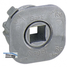 JuNie 7616 Vierkantnuss ASS Schlieeinsatz, 7 mm, Zink roh
