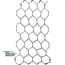 H+S Sechseckgeflecht verzinkt MW 25 mm, Breite 1000 mm, 1 Rolle=50 Meter