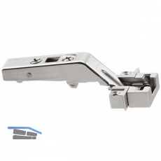 BLUM CLIP top 134 Alurahmen Zwischenscharnier, Zinktopf, 78Z550AT