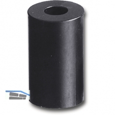 Abstandhalter,  20 mm, Bohr  10 mm, Lnge 27 mm, Hart-PVC schwarz